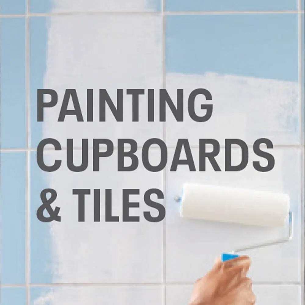 painting cupboards and tiles banner