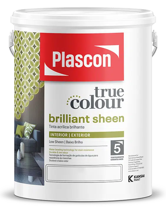 Plascon TrueColour 5L Brilliant Sheen